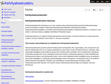 Tablet Screenshot of kehityskeskustelu.wikispaces.com
