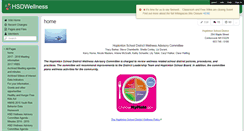 Desktop Screenshot of hsdwellness.wikispaces.com