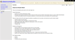 Desktop Screenshot of classroomstudio.wikispaces.com