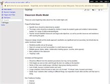 Tablet Screenshot of classroomstudio.wikispaces.com