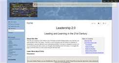 Desktop Screenshot of leadership20.wikispaces.com