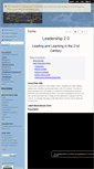 Mobile Screenshot of leadership20.wikispaces.com