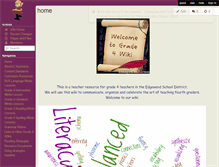Tablet Screenshot of edgewoodgrade4.wikispaces.com