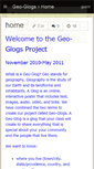 Mobile Screenshot of geo-glogs.wikispaces.com