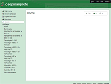 Tablet Screenshot of josepmariprofe.wikispaces.com