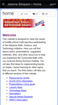 Mobile Screenshot of jeannesimpson.wikispaces.com