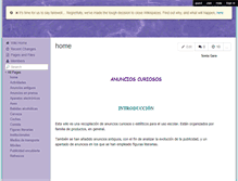 Tablet Screenshot of anuncioscuriosos.wikispaces.com
