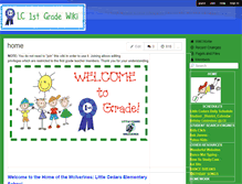 Tablet Screenshot of lc1stgradewiki.wikispaces.com