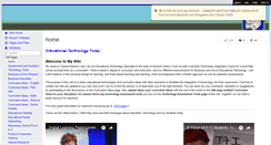 Desktop Screenshot of educationaltechnologytoday.wikispaces.com