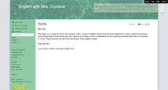Desktop Screenshot of englishwithcipriano.wikispaces.com