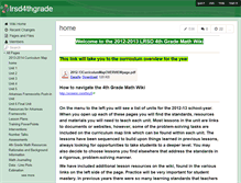 Tablet Screenshot of lrsd4thgrade.wikispaces.com