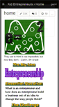 Mobile Screenshot of kidentrepreneurs.wikispaces.com