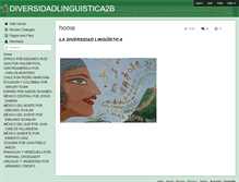 Tablet Screenshot of diversidadlinguistica2b.wikispaces.com