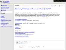 Tablet Screenshot of cusd95.wikispaces.com