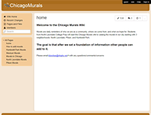 Tablet Screenshot of chicagomurals.wikispaces.com