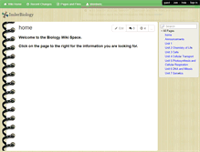 Tablet Screenshot of imlerbiology.wikispaces.com