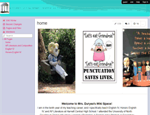 Tablet Screenshot of duryeaenglish.wikispaces.com