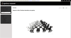 Desktop Screenshot of ajedrez-nazaret.wikispaces.com
