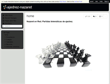 Tablet Screenshot of ajedrez-nazaret.wikispaces.com