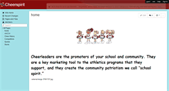 Desktop Screenshot of cheerspirit.wikispaces.com