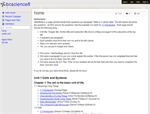 Tablet Screenshot of bcscience8.wikispaces.com