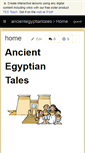 Mobile Screenshot of ancientegyptiantales.wikispaces.com