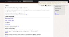 Desktop Screenshot of investigacioncomunicativa.wikispaces.com