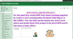 Desktop Screenshot of 8pnchildlabourproject.wikispaces.com