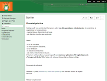 Tablet Screenshot of grupo6uoc.wikispaces.com