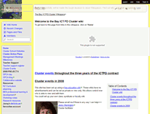 Tablet Screenshot of bayictcluster.wikispaces.com