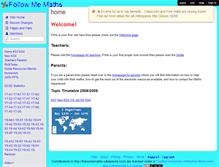 Tablet Screenshot of followmemaths.wikispaces.com