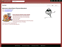 Tablet Screenshot of grspe.wikispaces.com