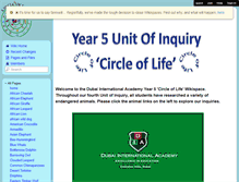 Tablet Screenshot of circleoflife.wikispaces.com