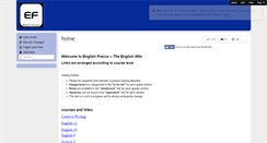 Desktop Screenshot of englishfracca.wikispaces.com
