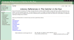 Desktop Screenshot of literaryincatcher.wikispaces.com