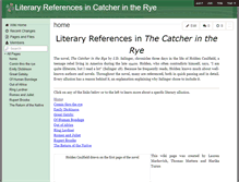 Tablet Screenshot of literaryincatcher.wikispaces.com