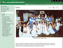 Tablet Screenshot of ell-educationisfreedom.wikispaces.com