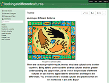 Tablet Screenshot of lookingatdifferentcultures.wikispaces.com