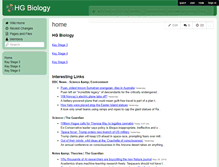 Tablet Screenshot of hgbiology.wikispaces.com