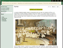 Tablet Screenshot of derechoromanocecar.wikispaces.com