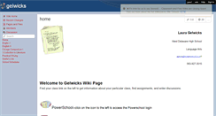 Desktop Screenshot of gelwicks.wikispaces.com