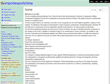 Tablet Screenshot of importexportchina.wikispaces.com