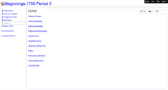 Desktop Screenshot of beginnings-1750-p5.wikispaces.com
