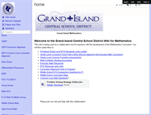 Tablet Screenshot of grandislandmathematics.wikispaces.com