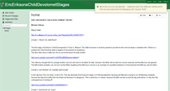 Desktop Screenshot of ericeriksonschilddevelometstages.wikispaces.com