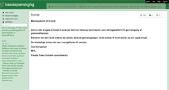 Desktop Screenshot of basisspanskghg.wikispaces.com