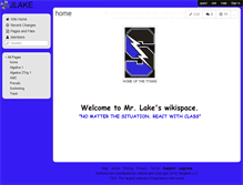 Tablet Screenshot of jlake.wikispaces.com