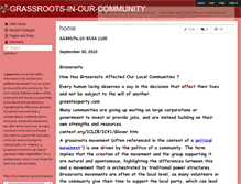 Tablet Screenshot of grassroots-in-our-community.wikispaces.com