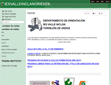 Tablet Screenshot of iesvalleinclanorienta.wikispaces.com