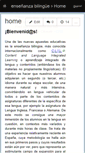 Mobile Screenshot of ensenanzabilingue.wikispaces.com